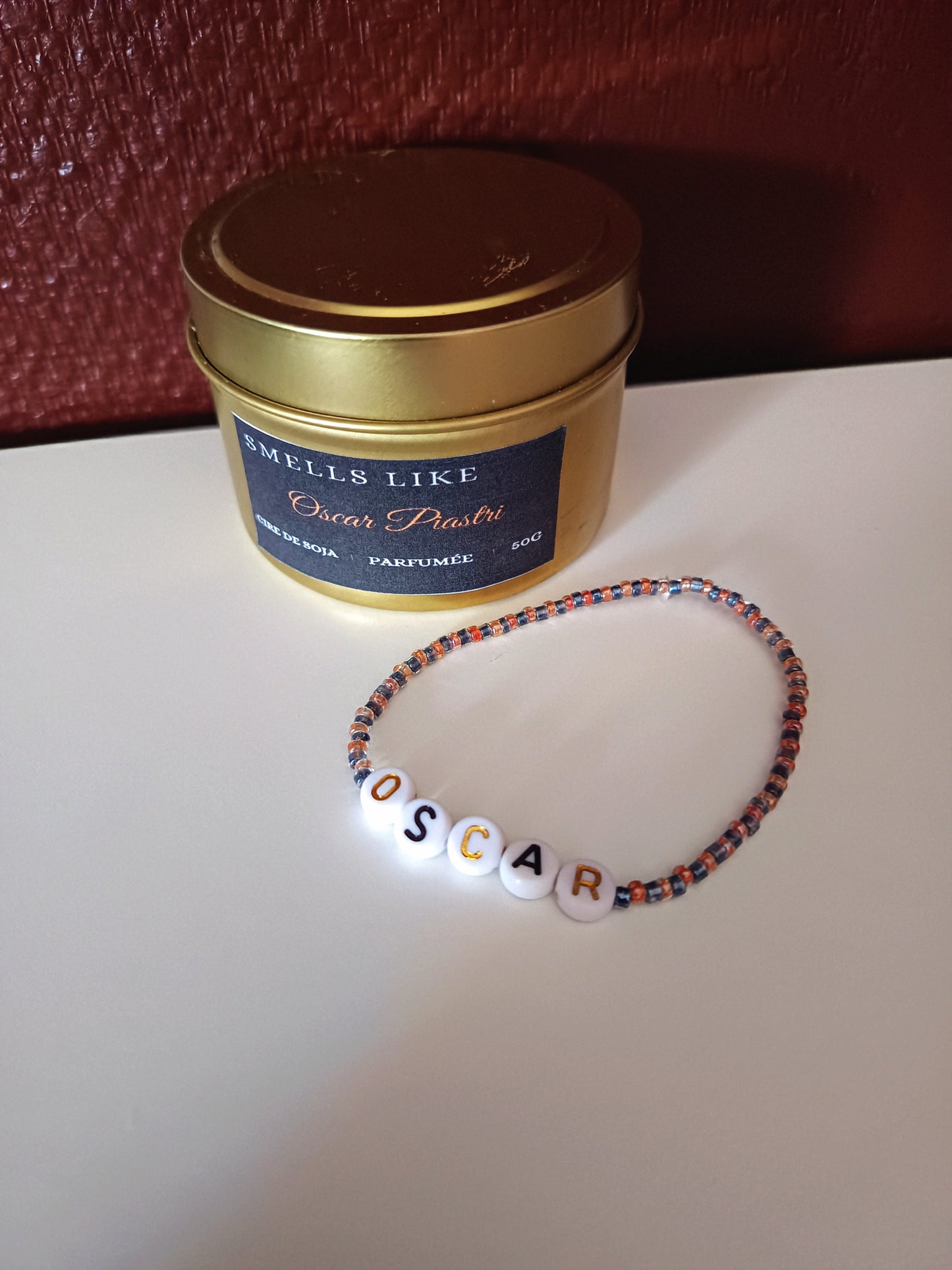 Bougies Smells like + bracelet +voiture version Lando Norris / Oscar Piastri (F1)