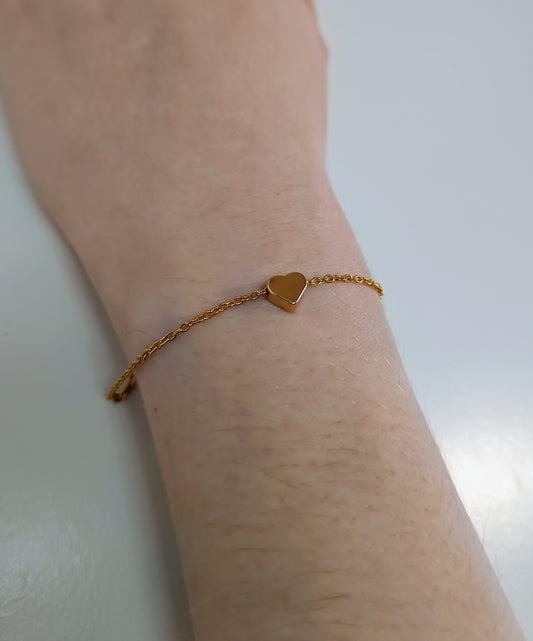 bracelet RAYA doré porté